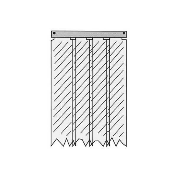 Allpoints 321237 Kason 401Sa8085090 Strip Curtain For Kason